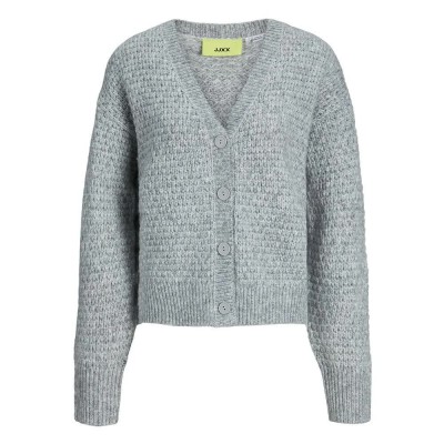 жилетка,дамски,пуловери,дамски,плетени,дрехи,jack,&,jones,aden,structure,cardigan,light,grey,melange,(grey)