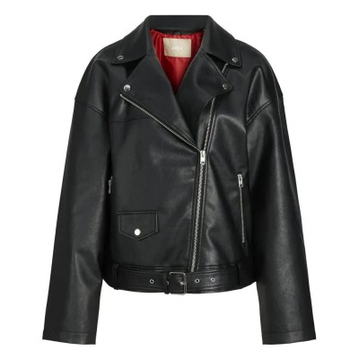 яке,дамски,якета,и,палта,jack,&,jones,frida,biker,leather,jacket,black