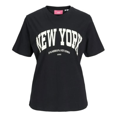 тениска,дамски,тениски,jack,&,jones,merle,reg,short,sleeve,t,shirt,black,new,york,(black)