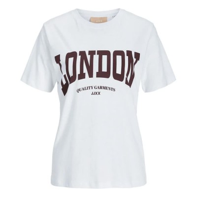 тениска,дамски,тениски,jack,&,jones,merle,reg,short,sleeve,t,shirt,white,(bright,white,london)