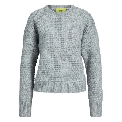 блуза,дамски,пуловери,дамски,плетени,дрехи,jack,&,jones,milly,structure,sweater,light,grey,melange,(grey)