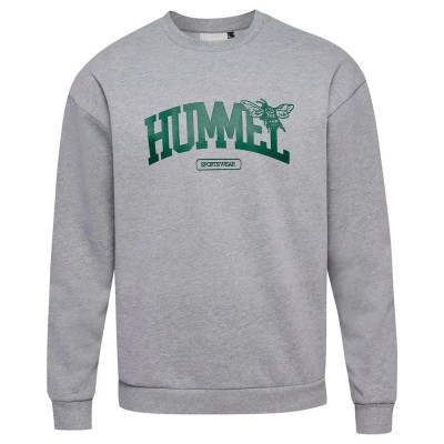 блуза,дамски,блузи,hummel,loose,university,bee,sweatshirt,grey,(grey,melange)