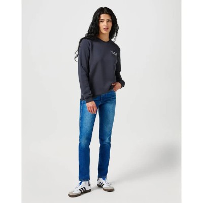 дънки,дамски,панталони,wrangler,112356405,piper,jeans,grey