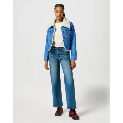 дънки,дамски,панталони,wrangler,112356418,loose,straight,jeans,rhianon,(blue)