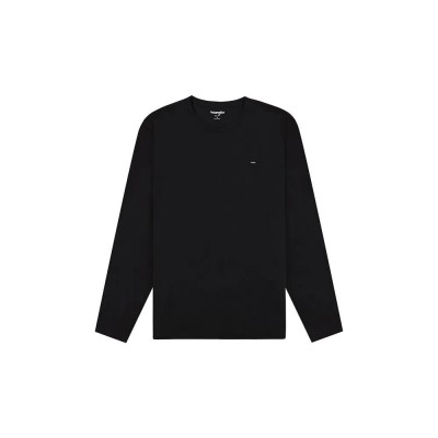 тениска,мъжки,тениски,wrangler,112357361,long,sleeve,t,shirt,black,(black)