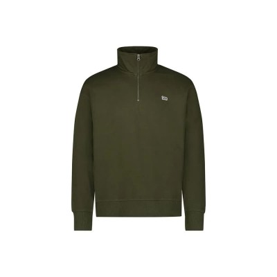 блуза,мъжки,пуловери,lee,112355752,half,zip,sweatshirt,green
