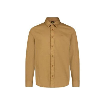 риза,с,дълъг,ръкав,мъжки,ризи,lee,patch,long,sleeve,shirt,brown