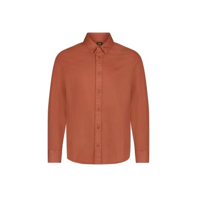 риза,с,дълъг,ръкав,мъжки,ризи,lee,patch,long,sleeve,shirt,sweet,maple,(orange)