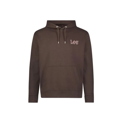 суичър,мъжки,пуловери,lee,wobbly,hoodie,brown