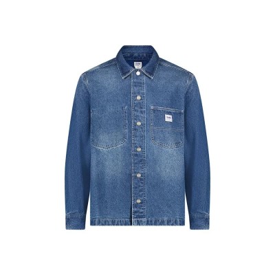риза,с,дълъг,ръкав,мъжки,ризи,lee,worker,over,long,sleeve,shirt,blue