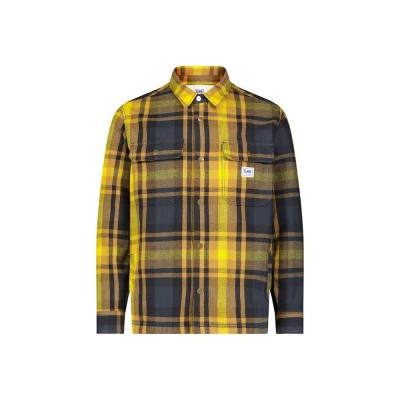 риза,с,дълъг,ръкав,мъжки,ризи,lee,workwear,over,long,sleeve,shirt,yellow