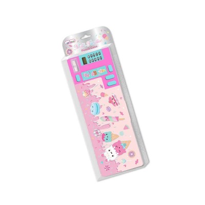 канцеларски,принадлежности,hot,focus,multifunctional,pencil,case,pink,(multicolor)