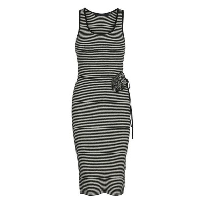 рокля,дамски,поли,и,рокли,vero,moda,bloom,petite,sleeveless,midi,dress,black,(black,detail,w.,birch)