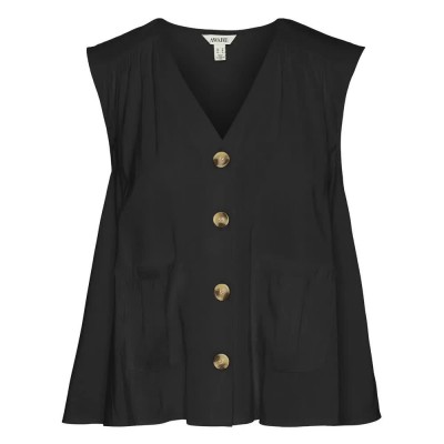 елек,дамски,сака,vero,moda,kyrah,waistcoat,black,(black)