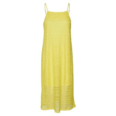 рокля,дамски,поли,и,рокли,vero,moda,maya,calf,sleeveless,long,dress,yellow,(lemon,zest)