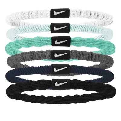други,аксесоари,nike,flex,hair,tie,6,units,multicolor,(white,glacier,blue,white)