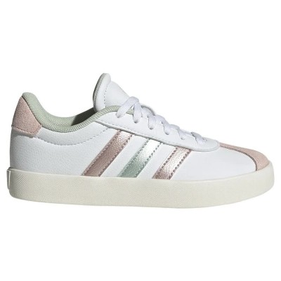 маратонки,детски,маратонки,adidas,vl,court,3.0,trainers,ftwr,white,linen,green,met,sandy,pink,met,(white)
