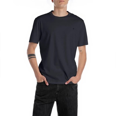 тениска,мъжки,тениски,replay,m3097,.000.2660,short,sleeve,t,shirt,blue,(night,blue)