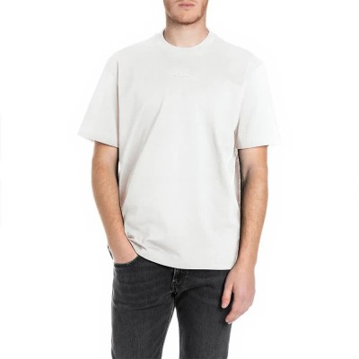 тениска,мъжки,тениски,replay,m3100,.000.23608p,short,sleeve,t,shirt,white,(natural,white)