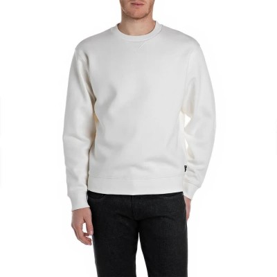 блуза,мъжки,пуловери,replay,m3102,.000.23832,sweatshirt,natural,white,(white)