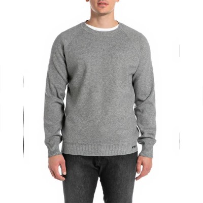блуза,мъжки,пуловери,replay,uk4465.000.g23538,sweater,grey
