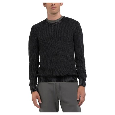 блуза,мъжки,пуловери,replay,uk4469.000.g22454q,sweater,black
