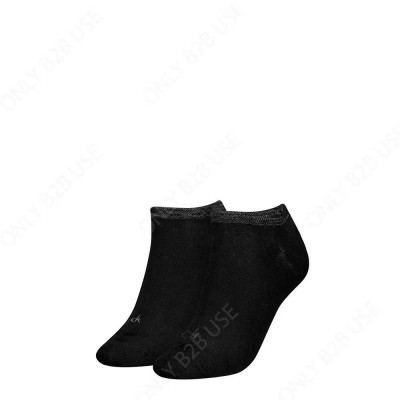 чорапи,дамски,чорапи,calvin,klein,701230614,short,socks,2,units,black,(black)