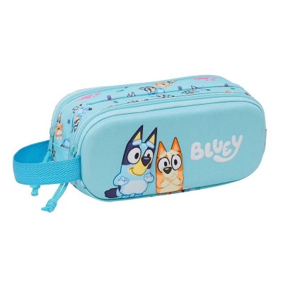 канцеларски,принадлежности,safta,bluey,3d,double,pencil,case,blue,(multicolor)