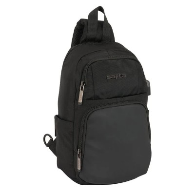 раница,раници,safta,642200595,busines,one,shoulder,padder,mini,7.35l,31x41x17.5,cm,backpack,black