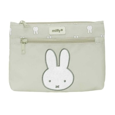канцеларски,принадлежности,safta,miffy,niebla,big,with,2,zippers,big,pencil,case,beige,(multicolor)