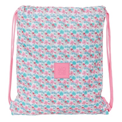 спортна,чанта,спортни,сакове,и,чанти,safta,moos,flores,40,cm,gymsack,multicolor,(pink)