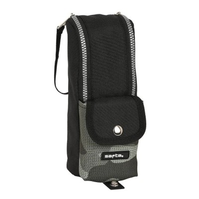 канцеларски,принадлежности,safta,stone,with,handle,handle,pencil,case,black,(multicolor)