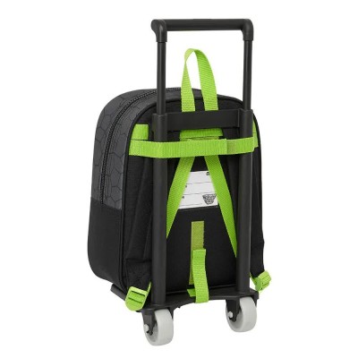 раница,раници,safta,tortugas,ninja,with,wheels,mini,wheeled,backpack,multicolor,(black,grey)