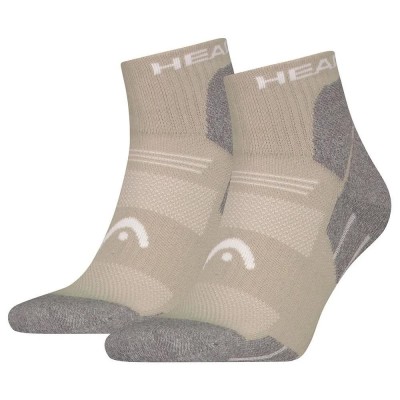 чорапи,мъжки,чорапи,head,701229025,quarter,short,socks,2,units,taupe,(beige)