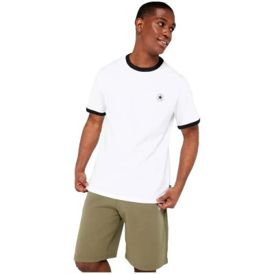 тениска,мъжки,тениски,дамски,тениски,converse,ringer,short,sleeve,t,shirt,white,(white)