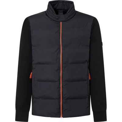 блуза,мъжки,пуловери,hackett,piste,quilt,full,zip,sweatshirt,black