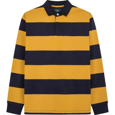 мъжки,блузи,с,яка,hackett,rugby,long,sleeve,polo,yellow,black,(navy,gold)