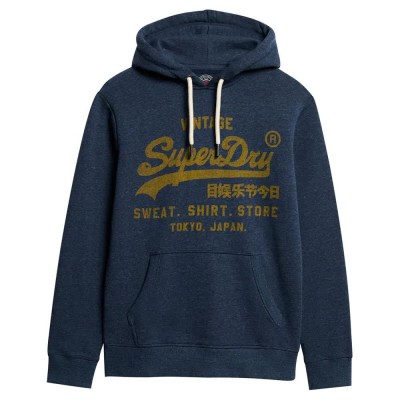 суичър,мъжки,пуловери,superdry,classic,vl,graphic,hoodie,blue