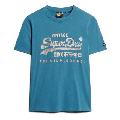 тениска,дамски,тениски,superdry,embellished,vl,graphic,short,sleeve,t,shirt,aegean,blue,(blue)