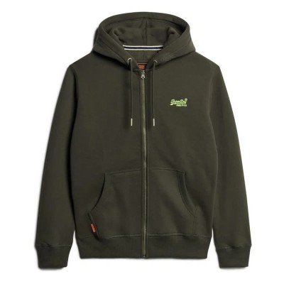 блуза,мъжки,пуловери,superdry,essential,logo,full,zip,sweatshirt,dark,grey,green,(green)
