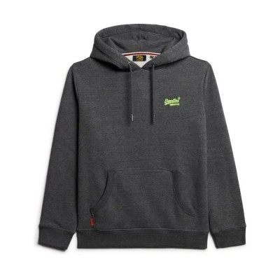 суичър,мъжки,пуловери,superdry,essential,logo,hoodie,carbon,grey,marl,(grey)