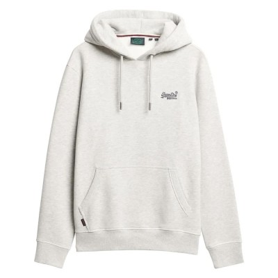 суичър,мъжки,пуловери,superdry,essential,logo,hoodie,glacier,grey,marl,(grey)
