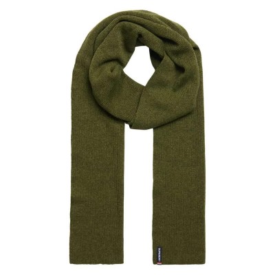 шал,ръкавици,шапки,и,шалове,superdry,essential,logo,scarf,green,(deep,army,green,marl)