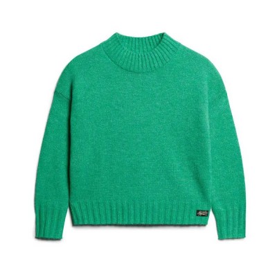 блуза,дамски,пуловери,дамски,плетени,дрехи,superdry,essential,sweater,laguna,green,(green)