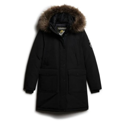 яке,дамски,якета,и,палта,superdry,everest,faux,fur,jacket,black