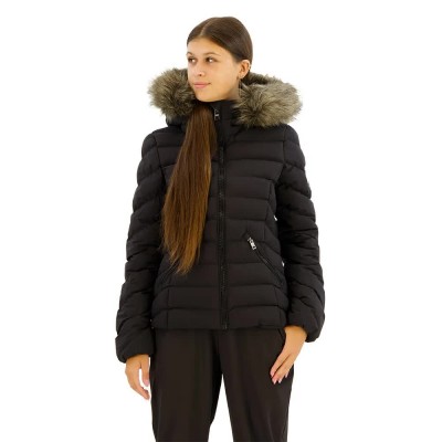 яке,дамски,якета,и,палта,superdry,fuji,faux,fur,padded,jacket,black
