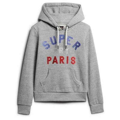суичър,дамски,блузи,superdry,glitter,graphic,logo,hoodie,grey,(athletic,grey,marl)