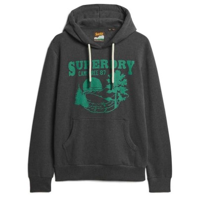 суичър,мъжки,пуловери,superdry,lo,fi,outdoor,graphic,hoodie,granite,grey,marl,(grey)