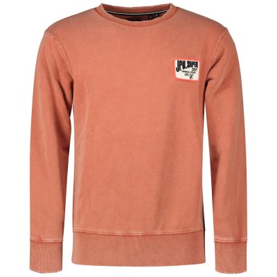 блуза,мъжки,пуловери,superdry,mechanic,loose,fit,sweatshirt,orange