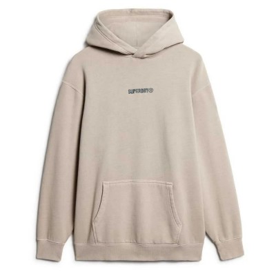 суичър,мъжки,пуловери,superdry,micro,logo,graphic,loose,hoodie,beige,(chateau,grey)